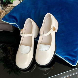 (Mẫu Mới) Giày Búp Bê Form Gọn Da Bóng Đế 5cm (có kèm ảnh thật)