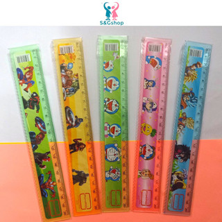 Thước kẻ 20 cm nhiều mẫu cho học sinh