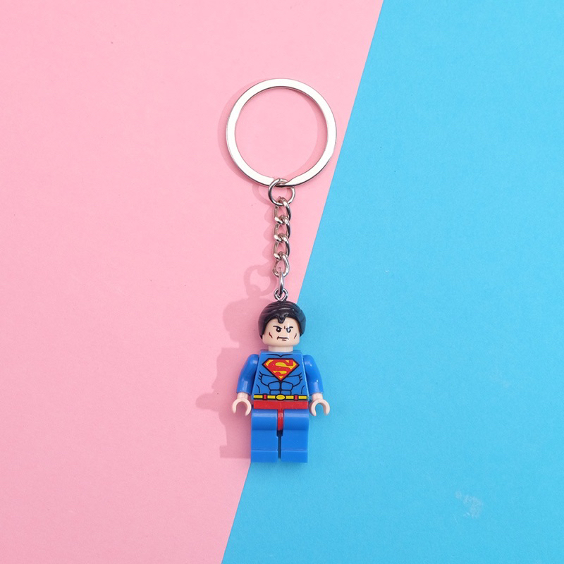 Móc Khóa Lego các nhân vật hoạt hình A92, Móc chìa khóa ô tô Lego đẹp chất lượng