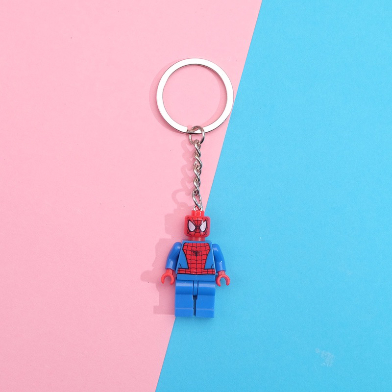 Móc Khóa Lego các nhân vật hoạt hình A92, Móc chìa khóa ô tô Lego đẹp chất lượng