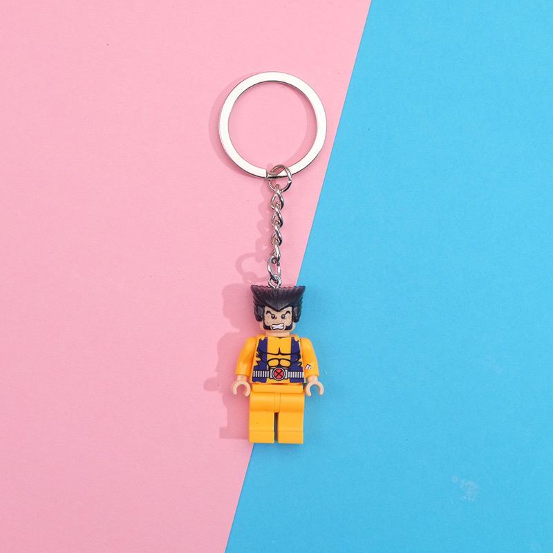 Móc Khóa Lego các nhân vật hoạt hình A92, Móc chìa khóa ô tô Lego đẹp chất lượng