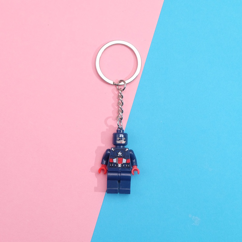 Móc Khóa Lego các nhân vật hoạt hình A92, Móc chìa khóa ô tô Lego đẹp chất lượng