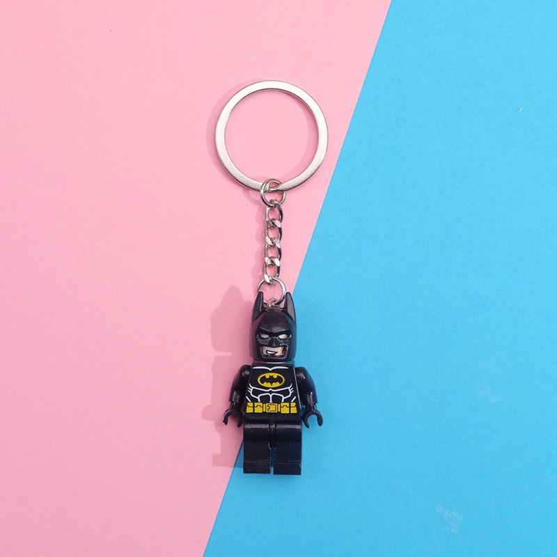 Móc Khóa Lego các nhân vật hoạt hình A92, Móc chìa khóa ô tô Lego đẹp chất lượng
