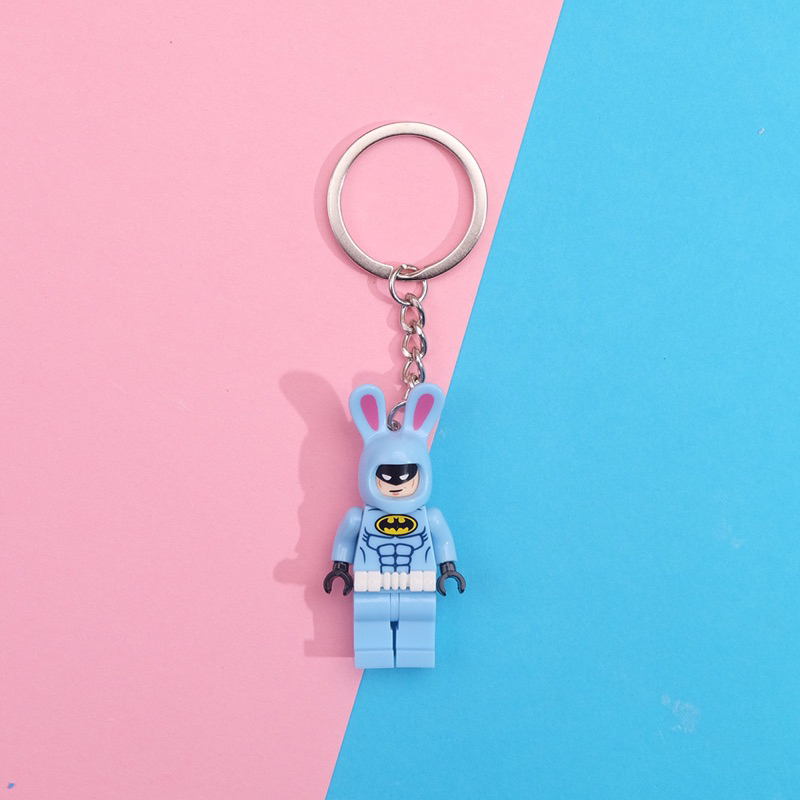 Móc Khóa Lego các nhân vật hoạt hình A92, Móc chìa khóa ô tô Lego đẹp chất lượng