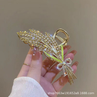 kẹp tóc càng cua bông lúa