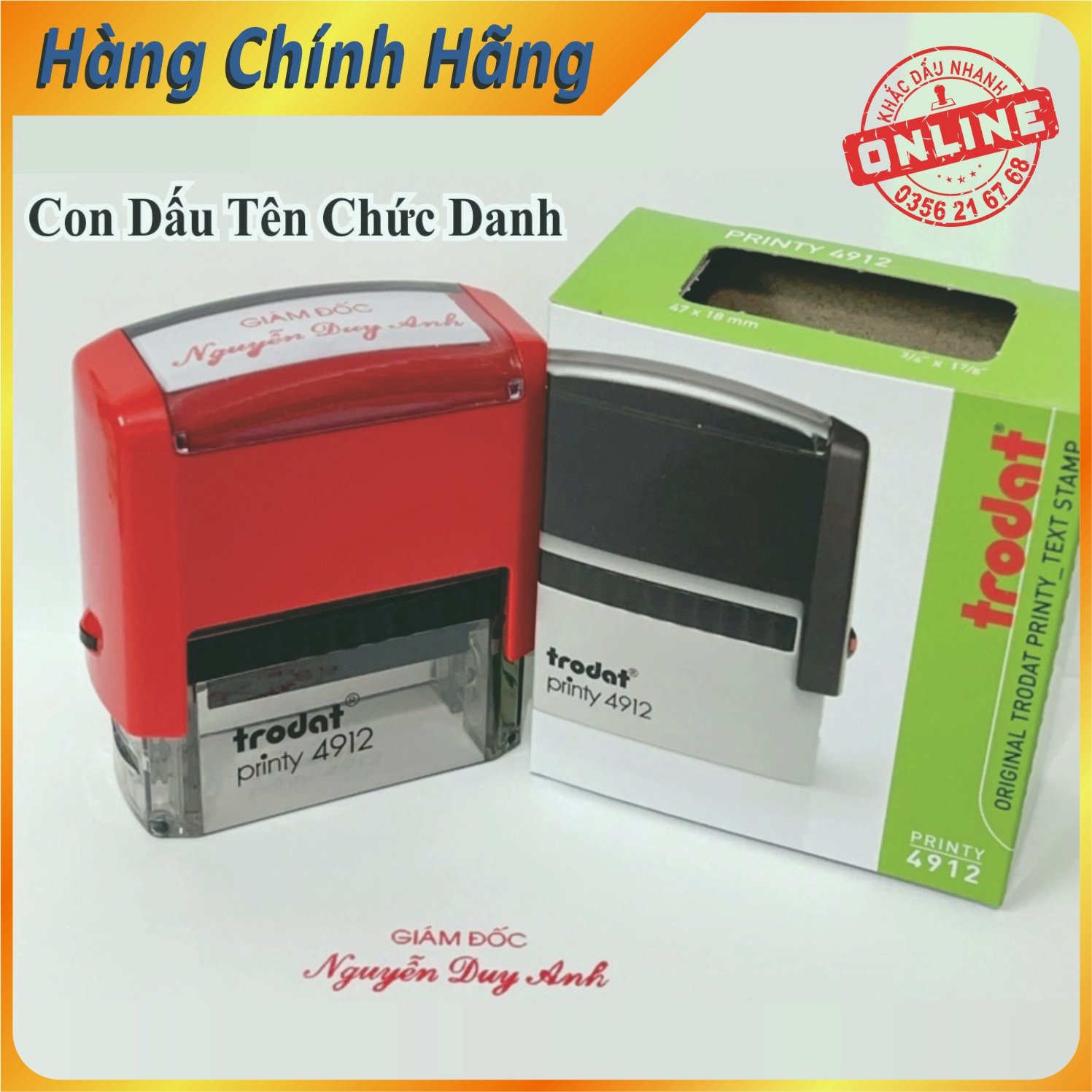Con dấu mộc tên đặt làm theo yêu cầu - nhanh chóng giá rẻ - HÀNG CHÍNH HÃNG