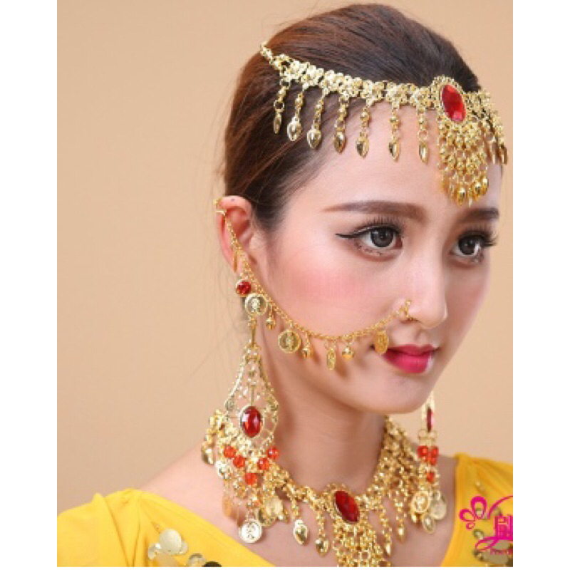 Dây đầu/Vòng cổ ấn độ, khuyên mũi, khuyên tai ấn độ