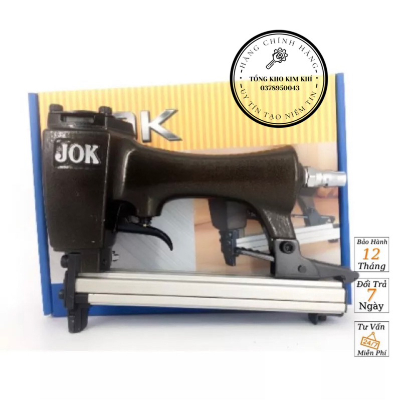 Súng bắn đinh ghim U 1013 bọc yên xe máy, máy bắn ghim bọc sofa JOK Chính Hãng - Dùng máy nén khí