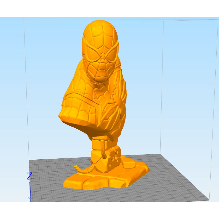 File in 3D spider man, sản phẩm như hình, kích thước tùy chỉnh lớn nhỏ tặng kèm file đế siêu đẹp.