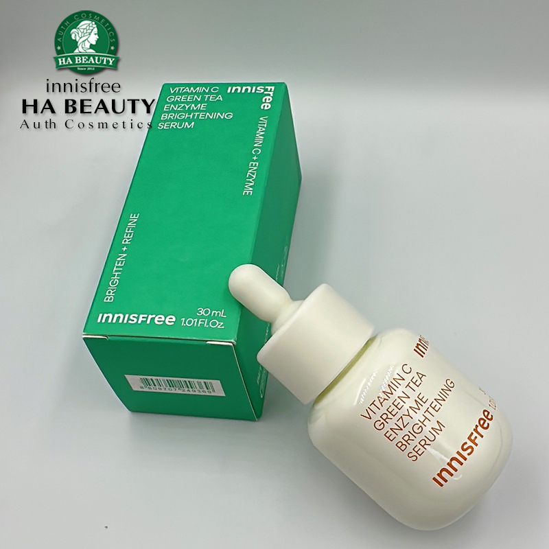 Tinh chất dưỡng Trắng làm sáng da gấp 4 lần innisfree Vita C Green Tea Enzyme Brightening Serum 30ml