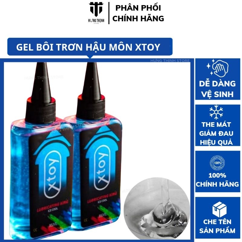 Gel Bôi Trơn XTOY LURBICATING KING ICE COOL giảm đau cho lgbt gay less the mát lâu khô 85ml