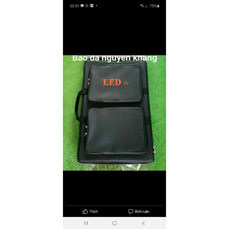 Túi da đựng tivi 43 inch