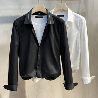 Áo Sơ Mi Nam Chất Lụa Không Nhăn, Không Xù, Dáng Ôm Body,Hit Hot Thời Trang Phong Cách tp_shop_87 ms4010