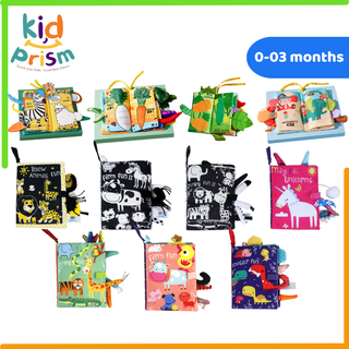 Sách vải phát triển thị giác dành cho bé từ 03-06 tháng (Đồ chơi giáo dục)