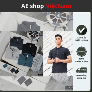 Áo polo Adidas HDM631 in decan phản quang 7 màu chắc chắn.