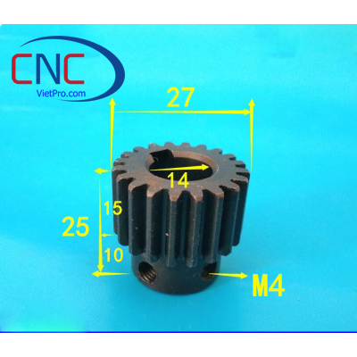 Bánh răng thẳng 1.25M