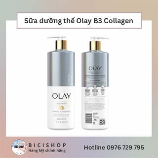 Sữa dưỡng thể Olay B3 Collagen 502ml