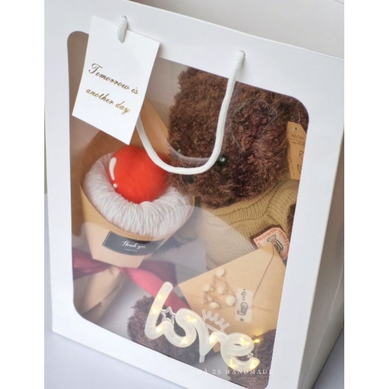 Set gấu Teddy 5 món quà tặng bạn gái dễ thương