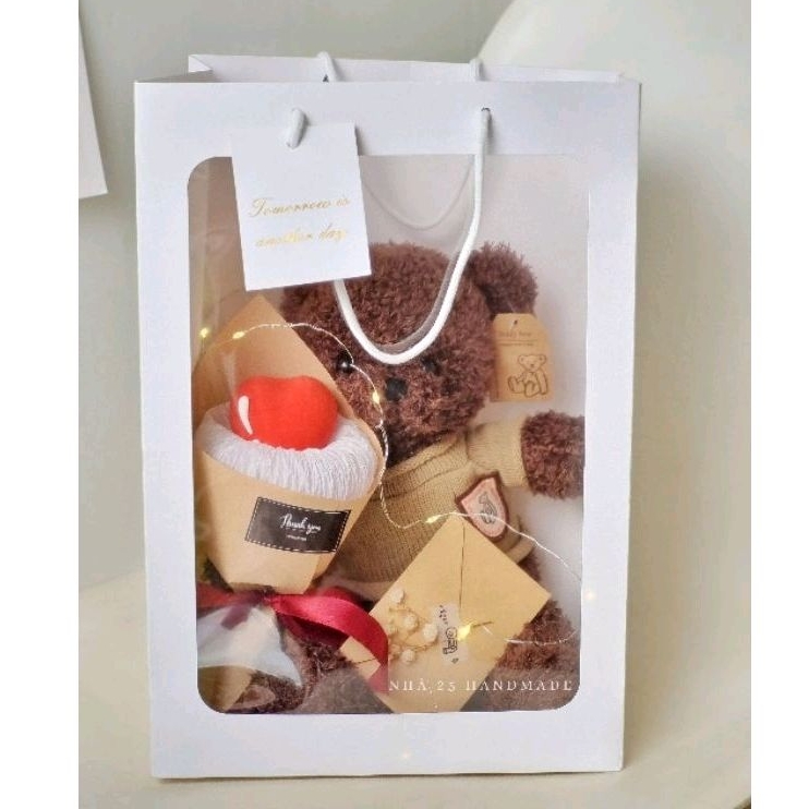 Set gấu Teddy 5 món quà tặng bạn gái dễ thương