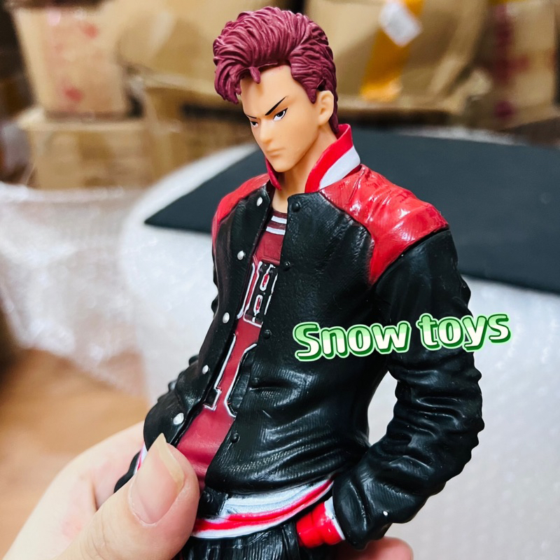 Mô hình Slam Dunk - Mô hình nhân vật Hanamichi Sakuragi Anime Slam Dunk cực nét đẹp cao to cầm chắc tay full box - 31cm