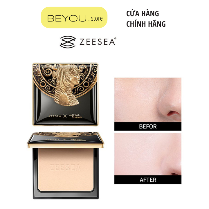 Phấn Phủ ZEESEA Kiềm Dầu, Chống Thấm Nước, Mồ Hôi, Duy Trì Lớp Trang Điểm Bền Màu, Hiệu Quả Đến 8H