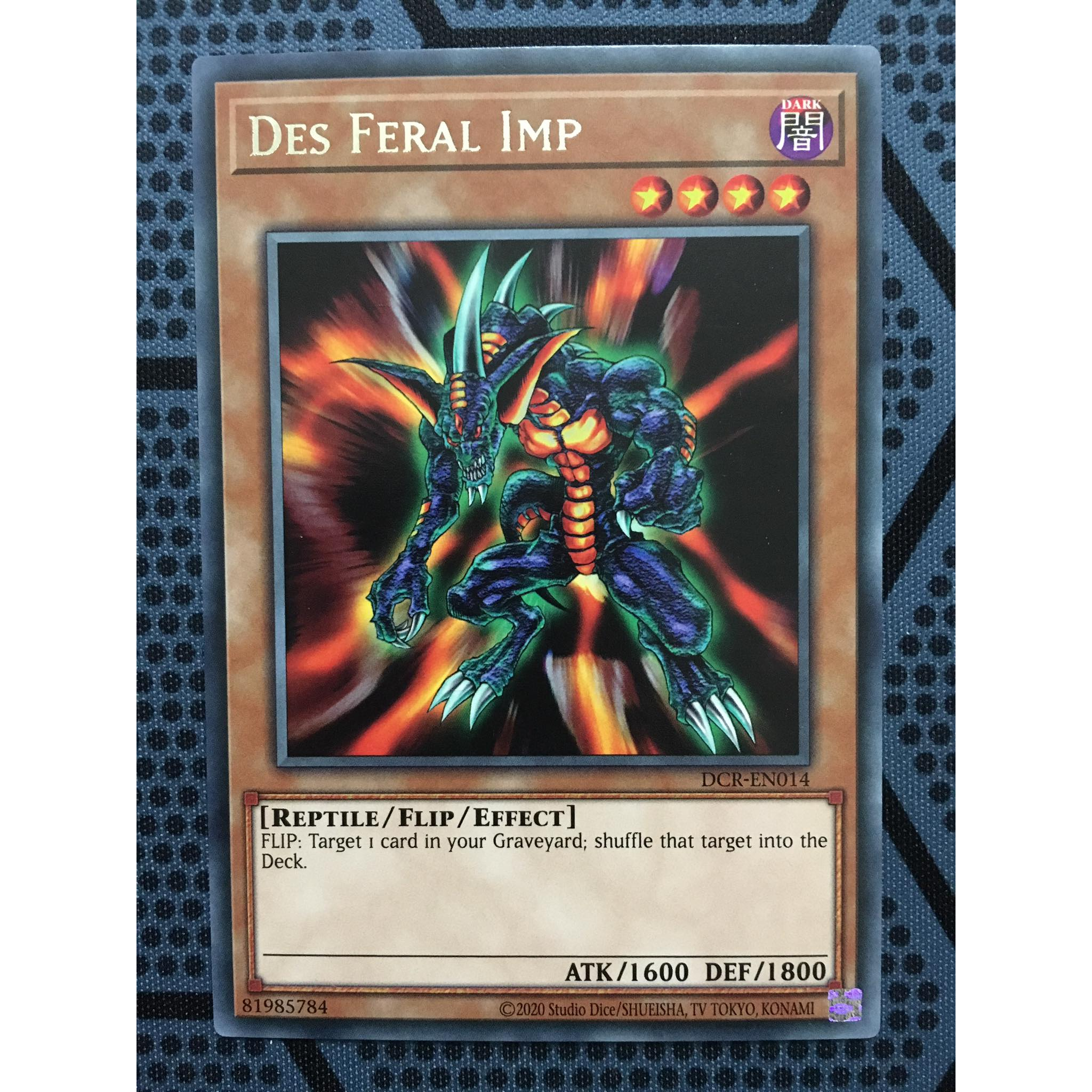 Bài yugioh thời đầu duel monster - Des Feral Imp - DCR-EN014 - Rare Unlimited