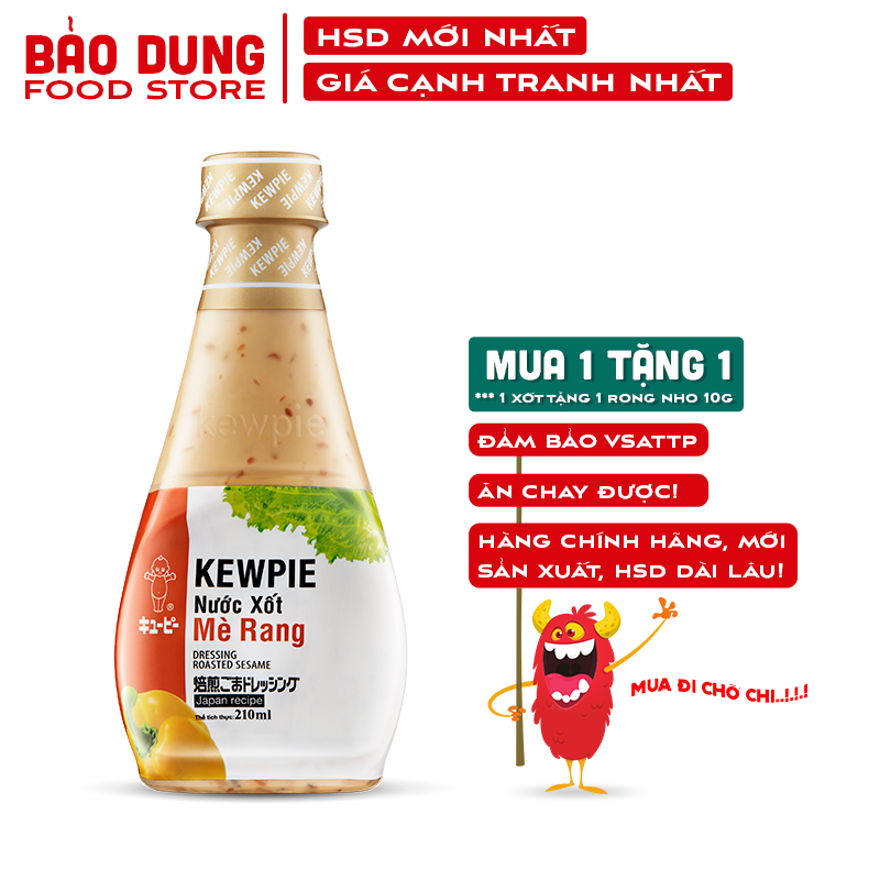 Nước Sốt Mè Rang Chai 210ml - Dressing Roasted Sesame - Bảo Dung Food