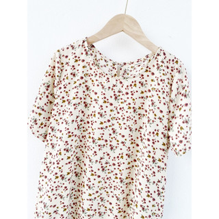 Váy Bầu Hoa Nhí Vải Lụa Mát - Size S/M/L/XL
