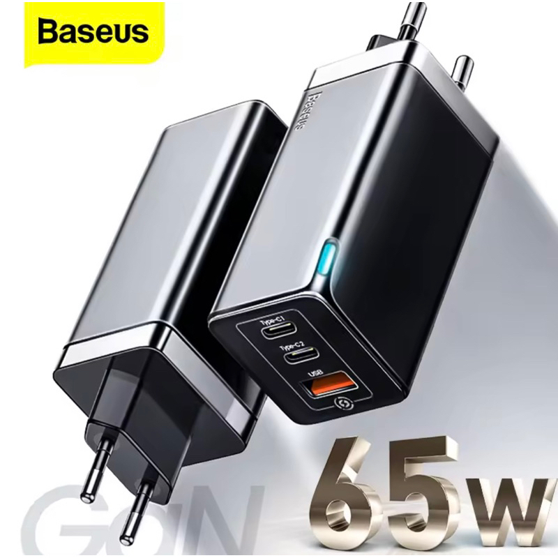 Sạc Baseus GaN 3 pro 65W GAN5 Pro 100uw sạc nhanh 4.0 QC 3.0 PD USB