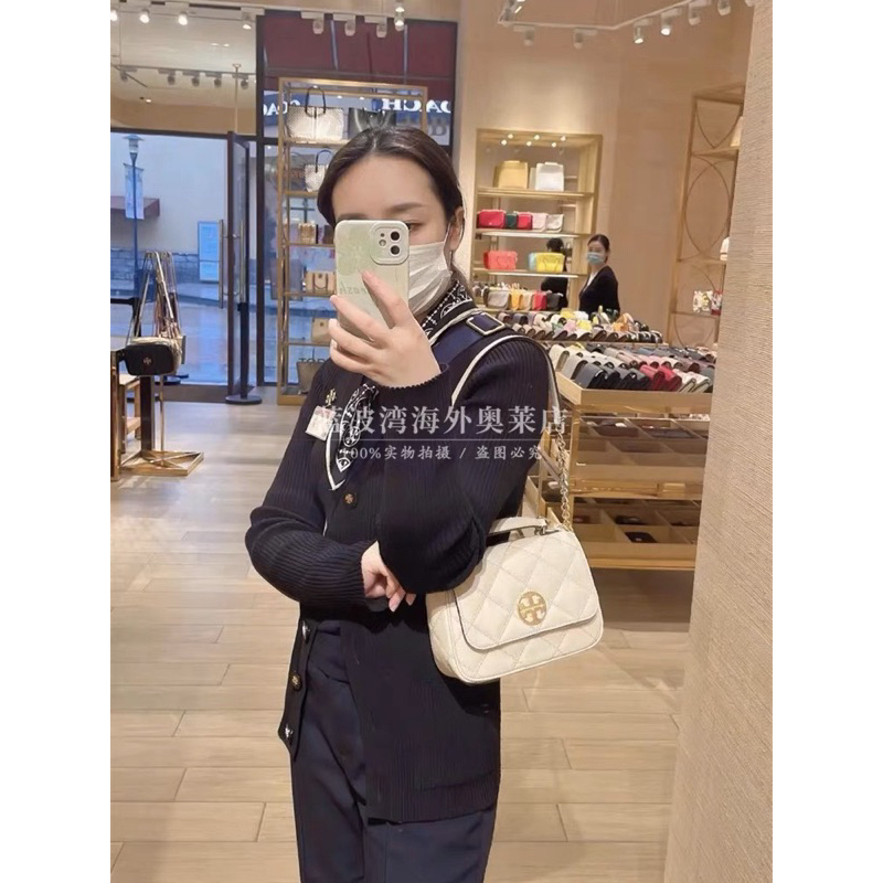 Túi TTory Burch mini quai xách sang trọng size 21