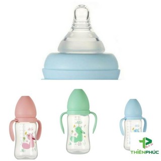 Bình sữa cổ rộng aki 180ml/240ml/300ml
