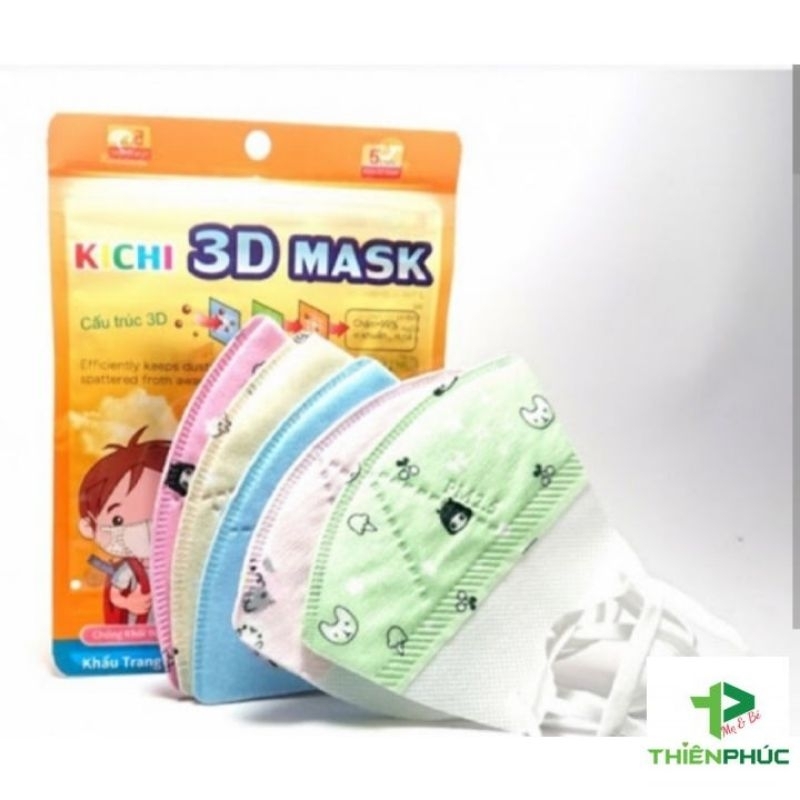 Khẩu trang em bé 3D Kichi