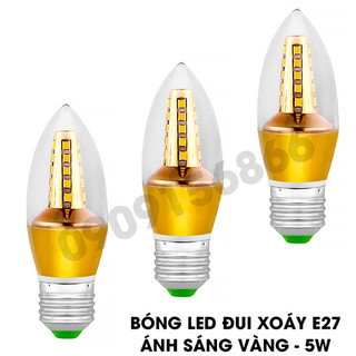 Bóng led trang trí quả nhót , công suất 5W, đui xoáy e27