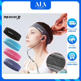 Băng đô thể thao cài đầu headband cotton dùng cho tập gym yoga bóng rổ cầu lông thấm mồ hôi chống trượt co giãn tốt