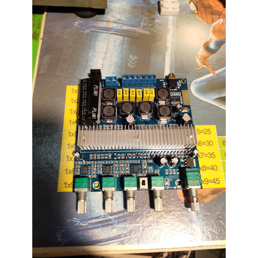 Mạch khuếch đại âm thanh Gemaudio  2.1 TPA3116D2 lõi kép công suất 100W+50W+50W