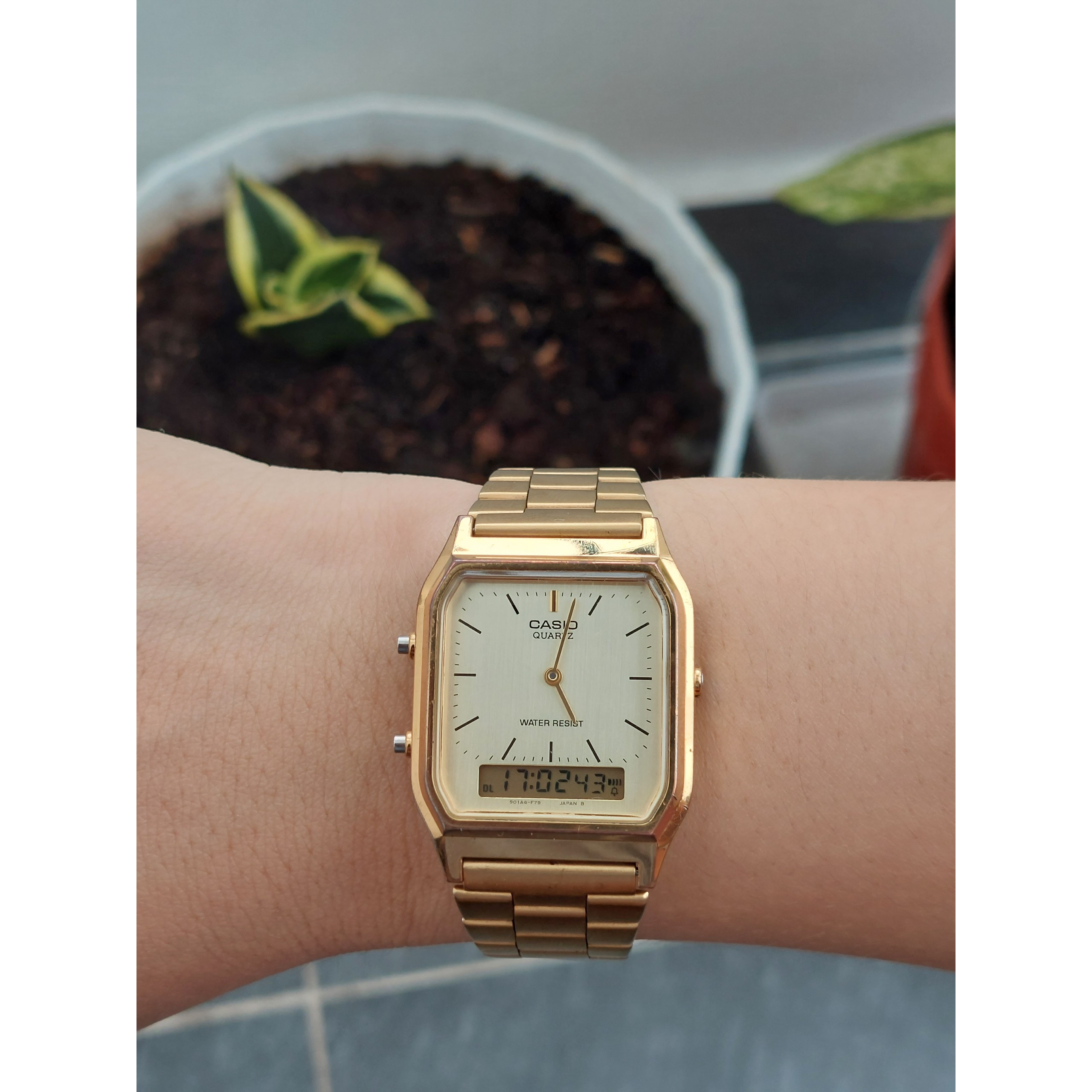 Đồng hồ nam Casio AQ.230 chạy pin hàng Si