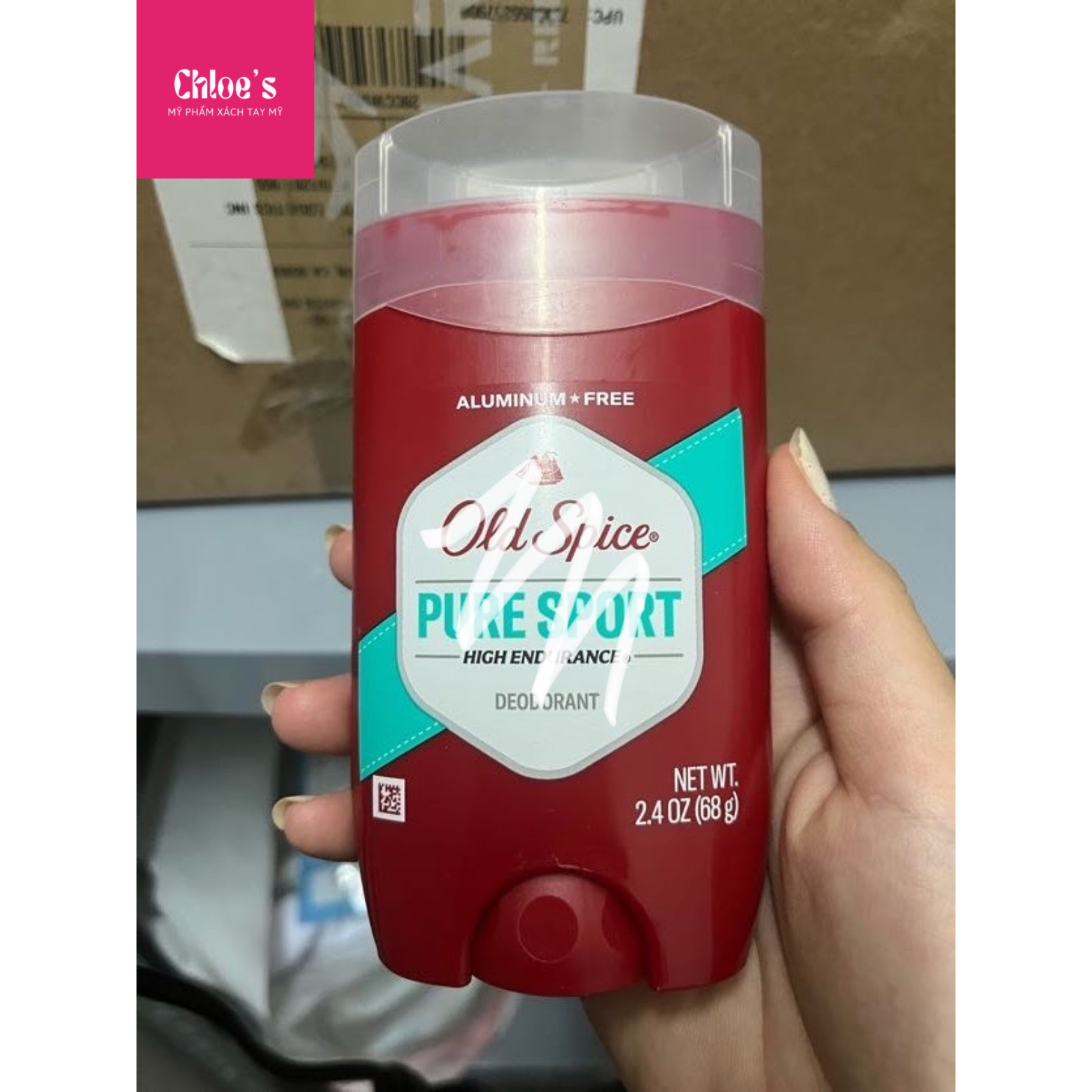 Lăn sáp khử mùi old spice pure sport 68g mỹ cho nam nữ ngăn tiết mồ hôi hàng chính hãng