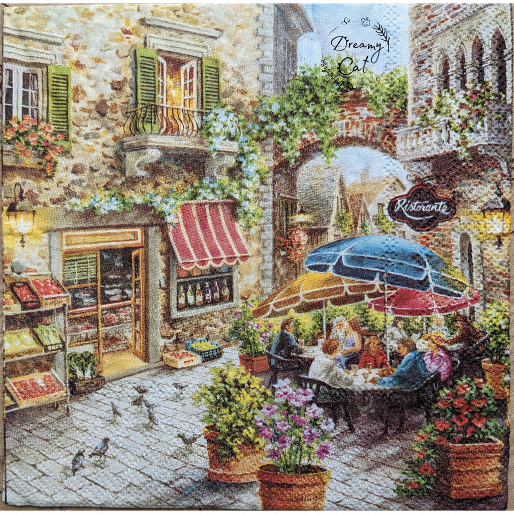 Khăn giấy in hình trang trí - Decoupage napkin - NAP-33-285