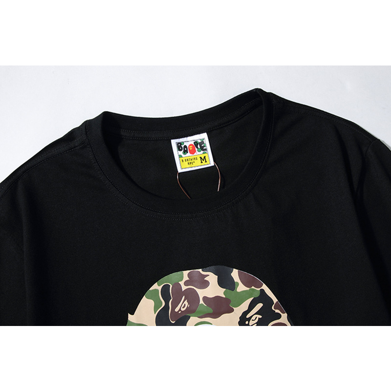 Áo thun cổ tròn ape babe milo và mẫu shark Nigo trẻ trung thanh lịch vải cotton cao cấp