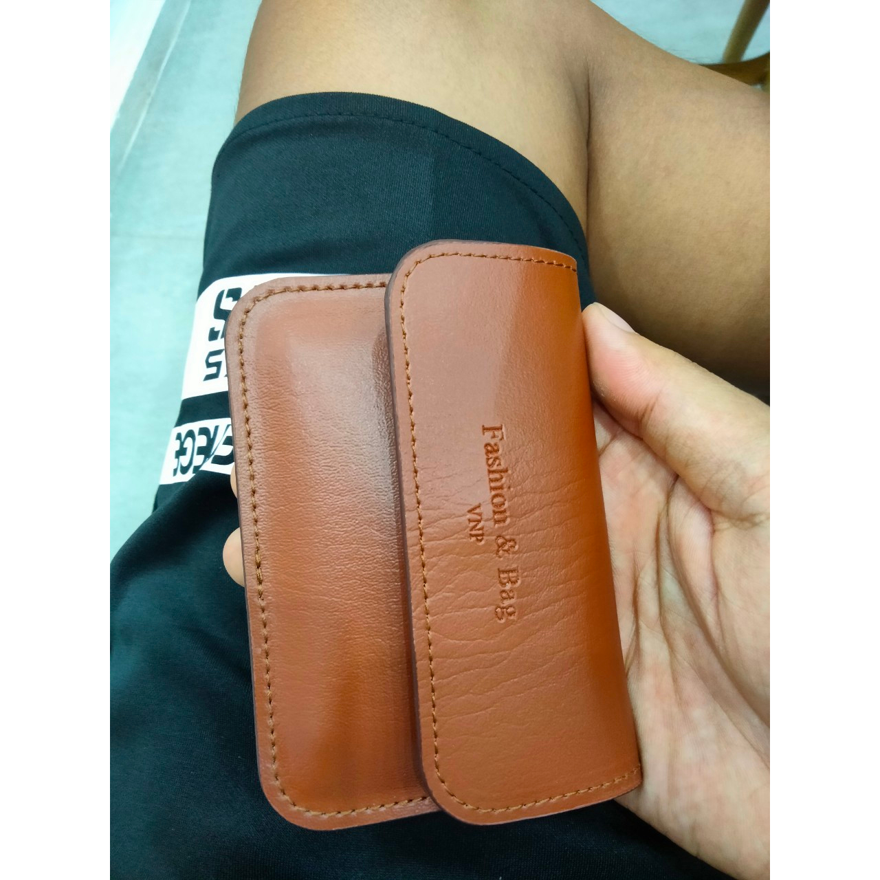 ví da mini đựng giấy tờ, tiền, thẻ atm