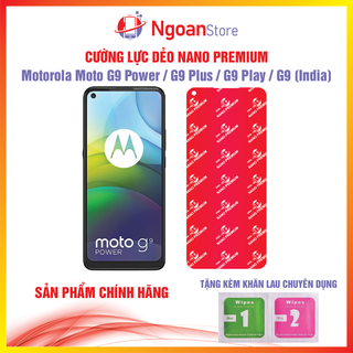 Cường lực dẻo nano cho motorola moto g9 power / g9 plus / g9 play / g9 - ngoan store