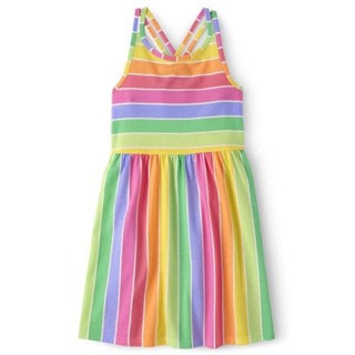 Váy cotton bé gái xuất dư