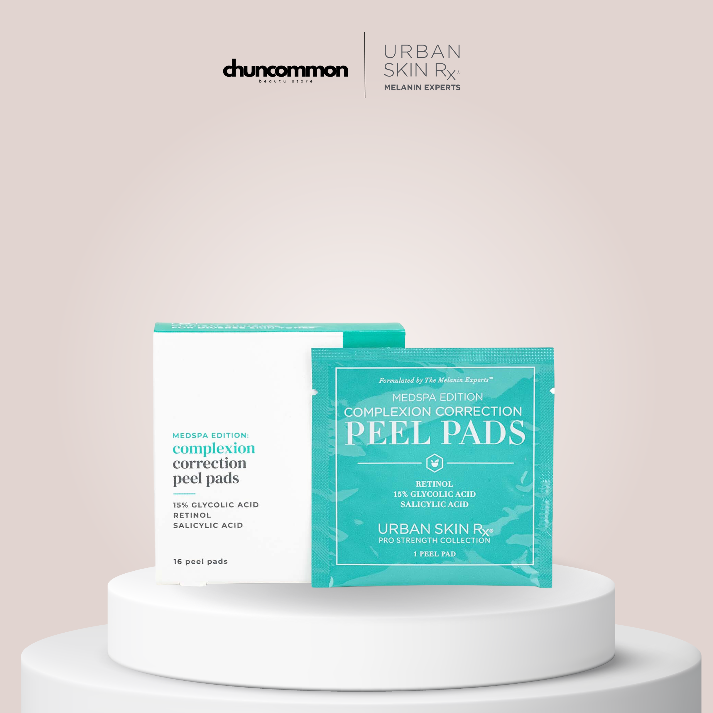 Miếng tẩy tế bào chết Urban Skin Rx Medspa Edition: Complexion Correction Peel Pads