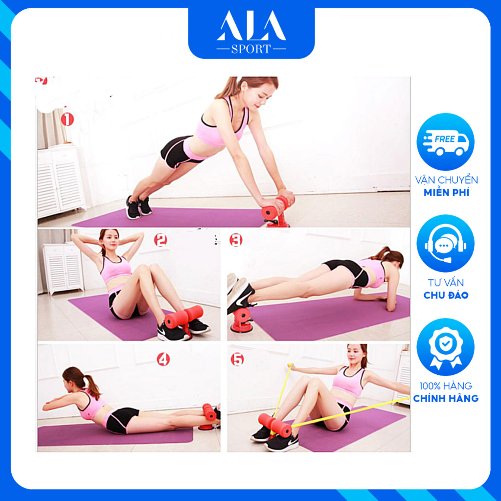 Dụng Cụ Tập Cơ Bụng Đế Hút Chân Không Chắc Chắn An Toàn Tiện Dụng, Dụng Cụ Đa Năng Tập Bụng Tay Tại Nhà Hiệu Qủa TT15