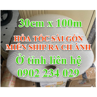 Cuộn nilong chống sốc bọc gói hàng khổ 30cmx100m