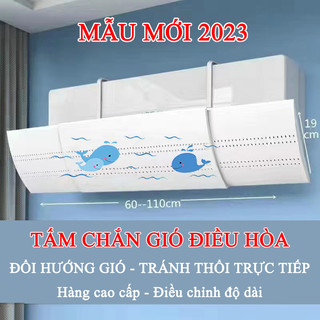 Tấm chắn gió điều hòa - Tấm chắn đổi hướng gió điều hòa có thể điều chỉnh độ dài
