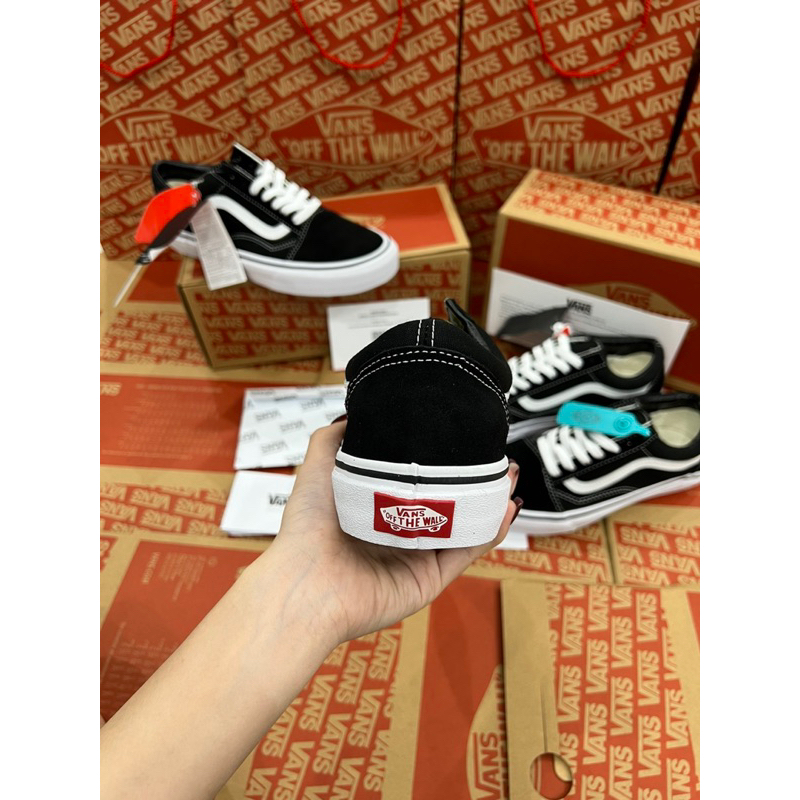 Giày vans, vans vould màu đen bản cao cấp full size nam nữ