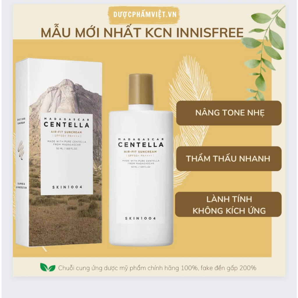 Kem Chống Nắng Skin1004 Madagascar Centella Air-fit Suncream Plus SPF50+