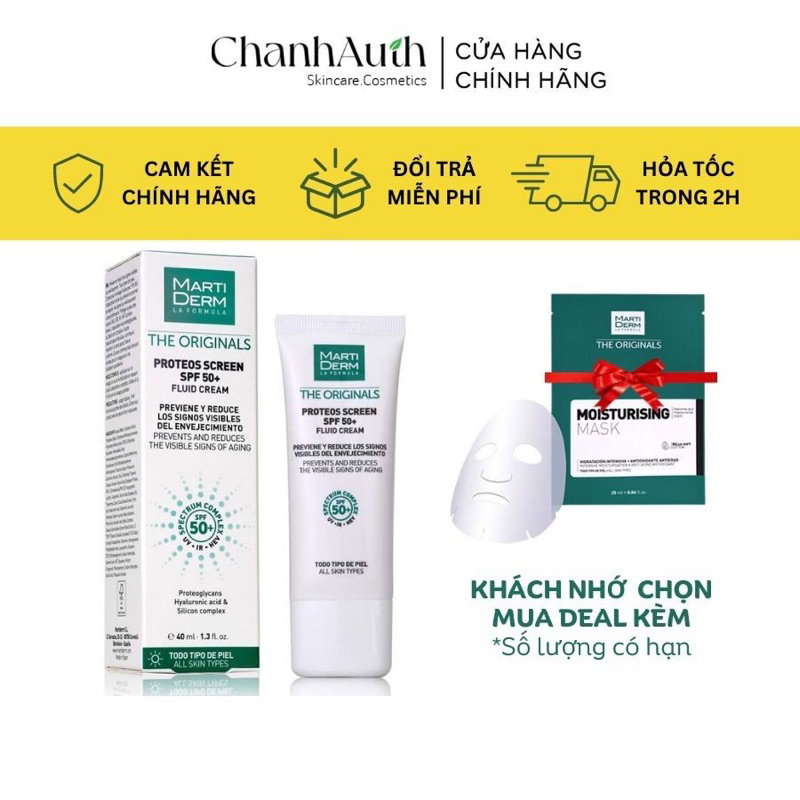 Kem chống nắng phổ rộng cho da dầu, mụn, nám và tăng sắc tố Marti đum SPF 50+
