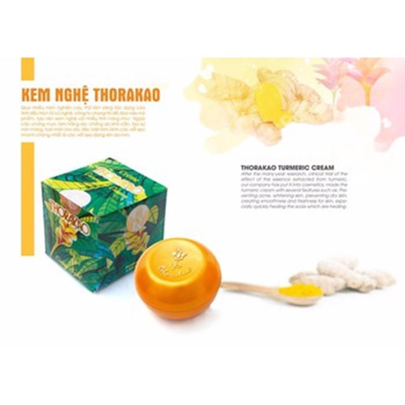 Kem nghệ Thorakao 7g làm mờ các vết thâm, sẹo, giúp tái tạo da
